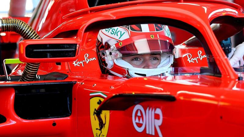 F1, Charles Leclerc in pista a Fiorano con la SF71H