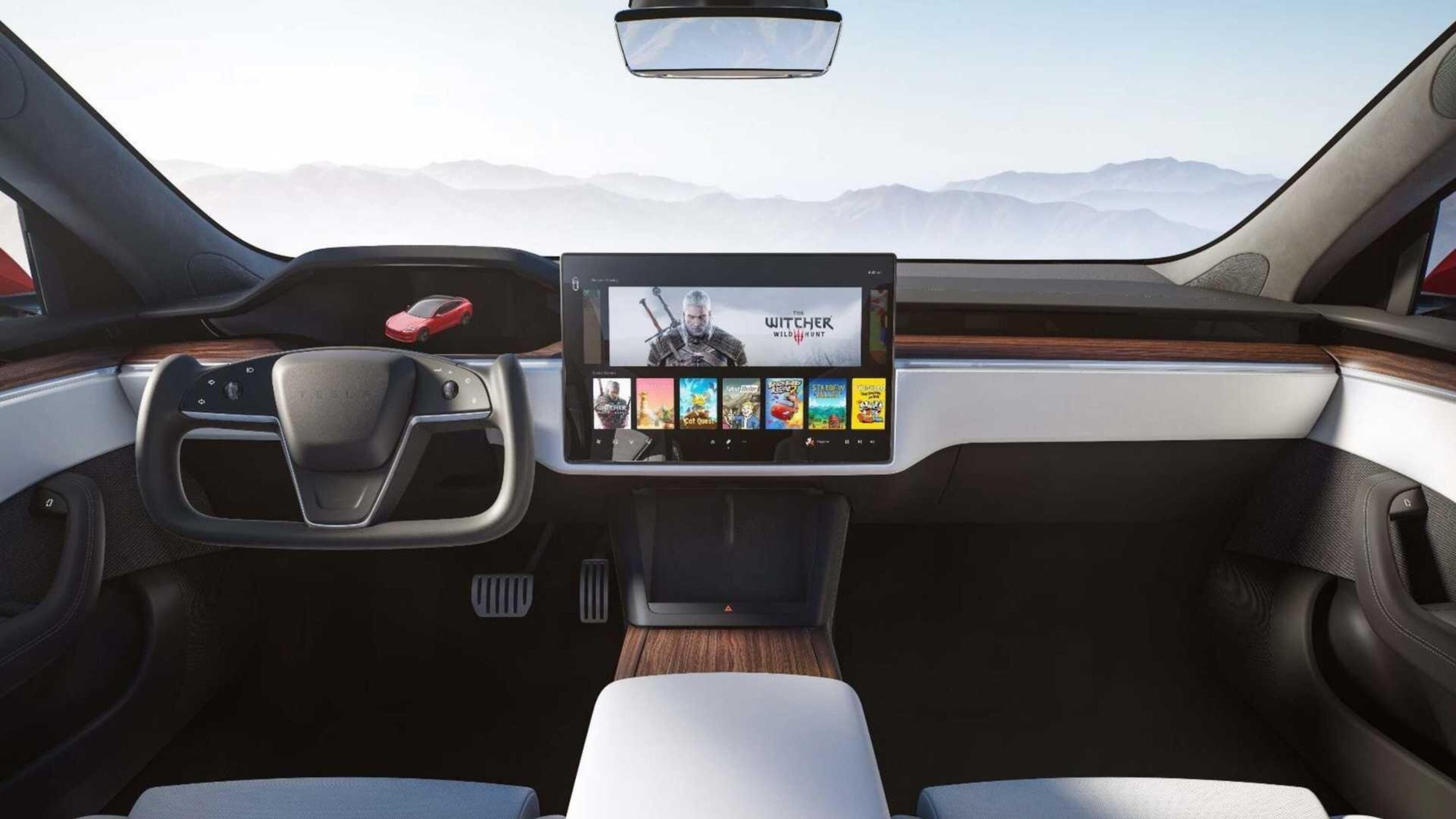 Tesla Model S 2021, il volante diventa una cloche