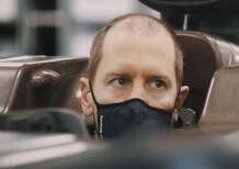 Formula 1: Aston Martin, Sebastian Vettel prova il sedile [Video]