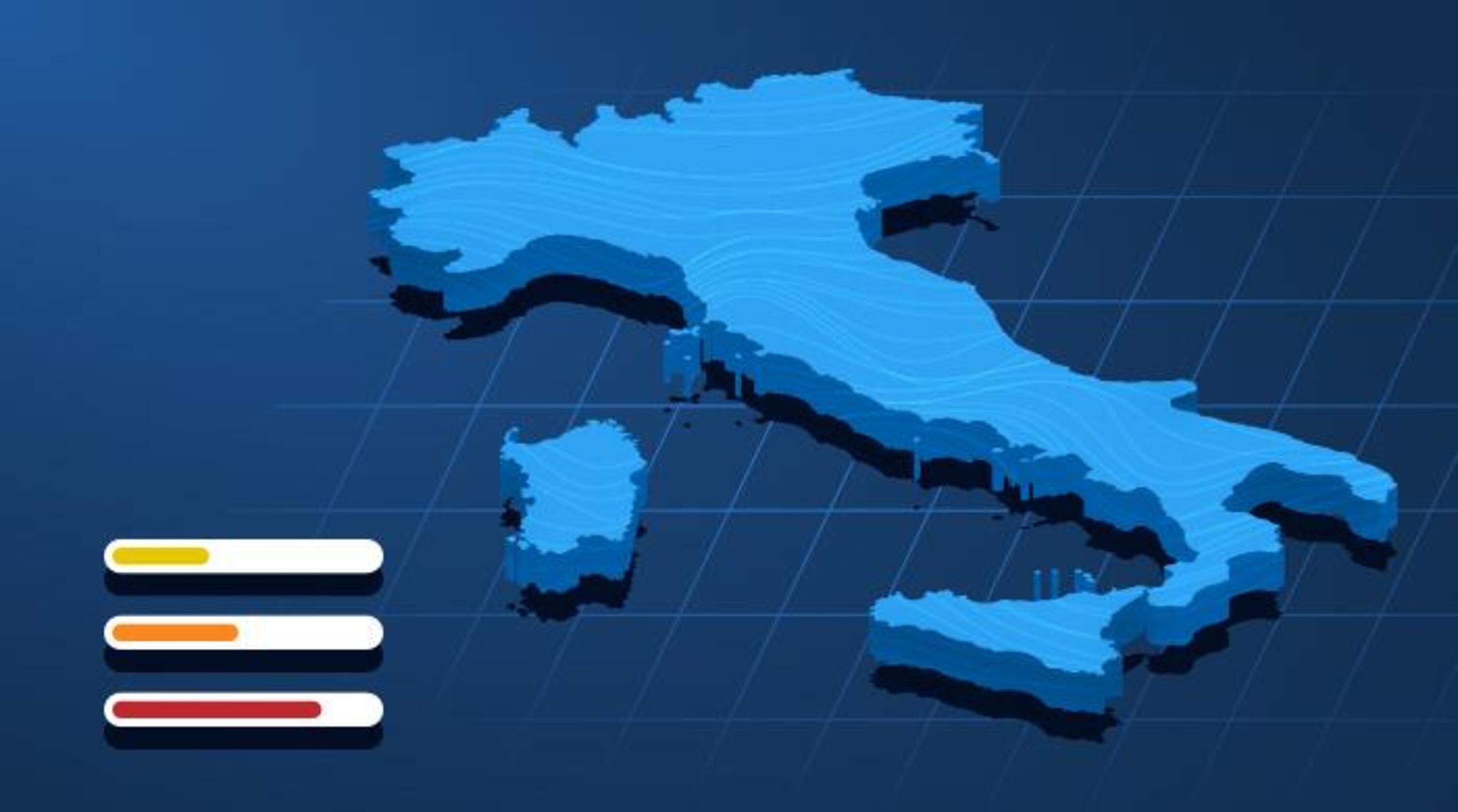 Ecco la nuova &quot;Italia bicolore&quot; per febbraio: elenco zone Gialle e Arancio (basta Rosse)