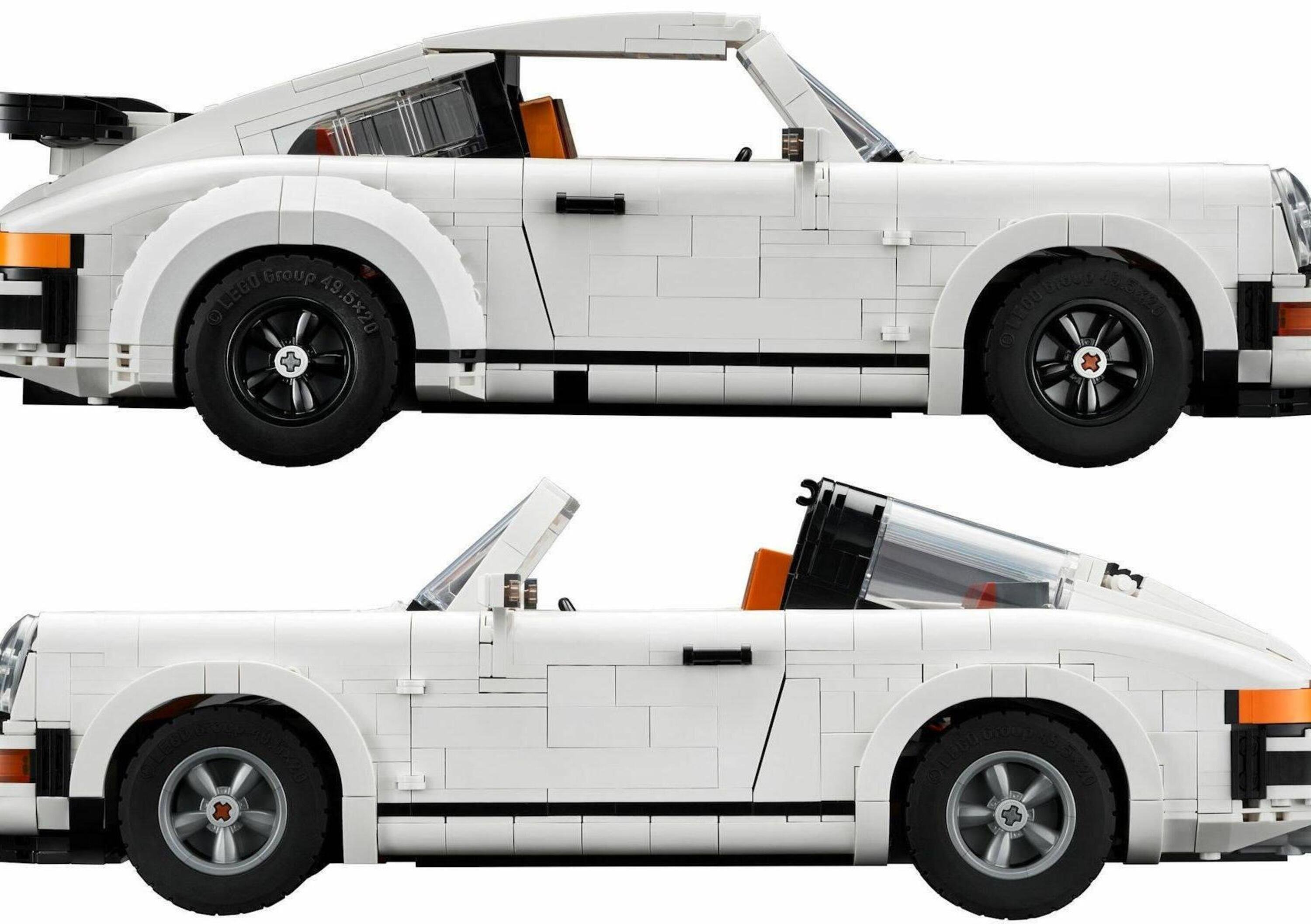 Lego Porsche 911 Turbo e 911 Targa, ecco le icone anni Settanta e Ottanta a mattoncini