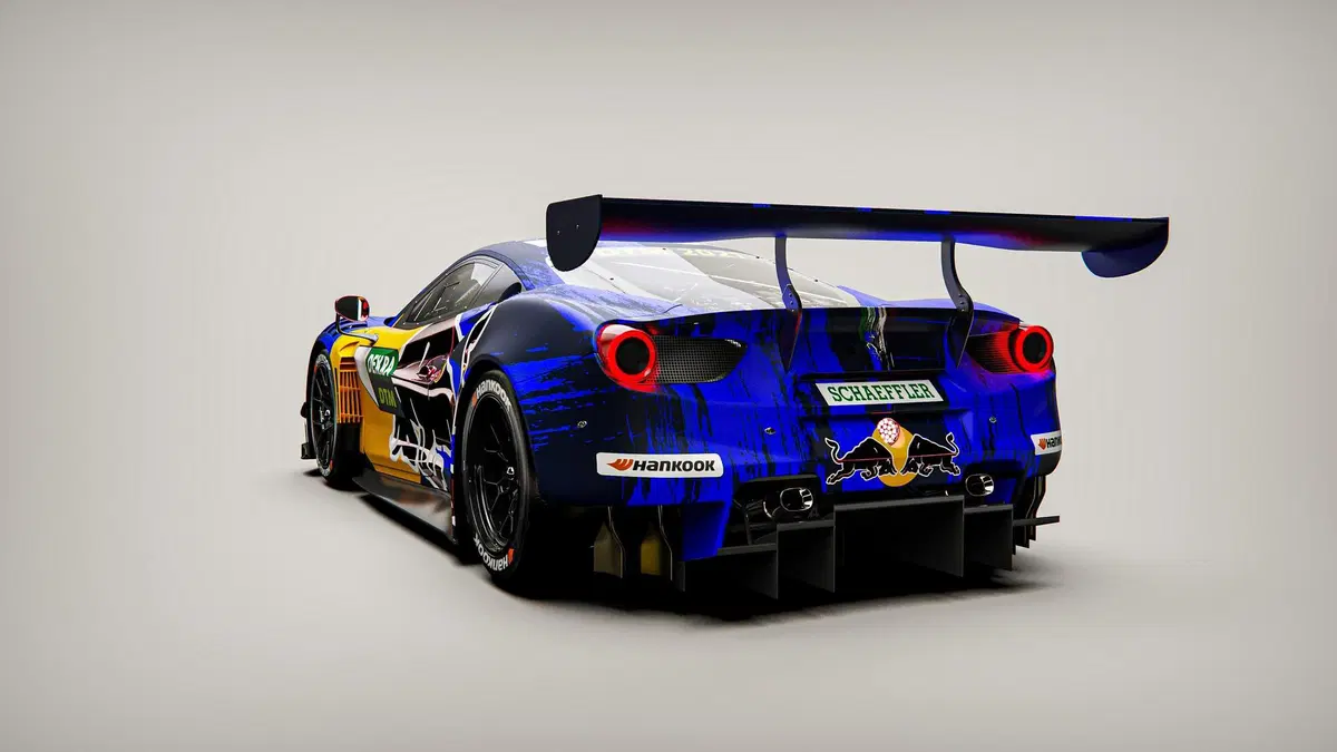La Ferrari si veste dei colori dell'Alpha Tauri... nel DTM con Alexander Albon (6)