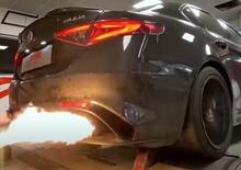 Akrapovic diretto per l'Alfa Romeo Giulia Quadrifoglio: fiamme ne abbiamo? [VIDEO]