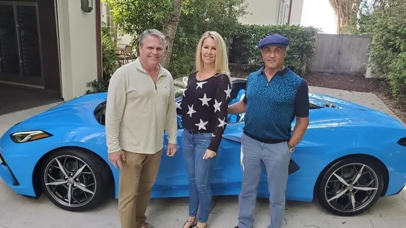 Una Corvette C8 Stingray per Sylvester Stallone