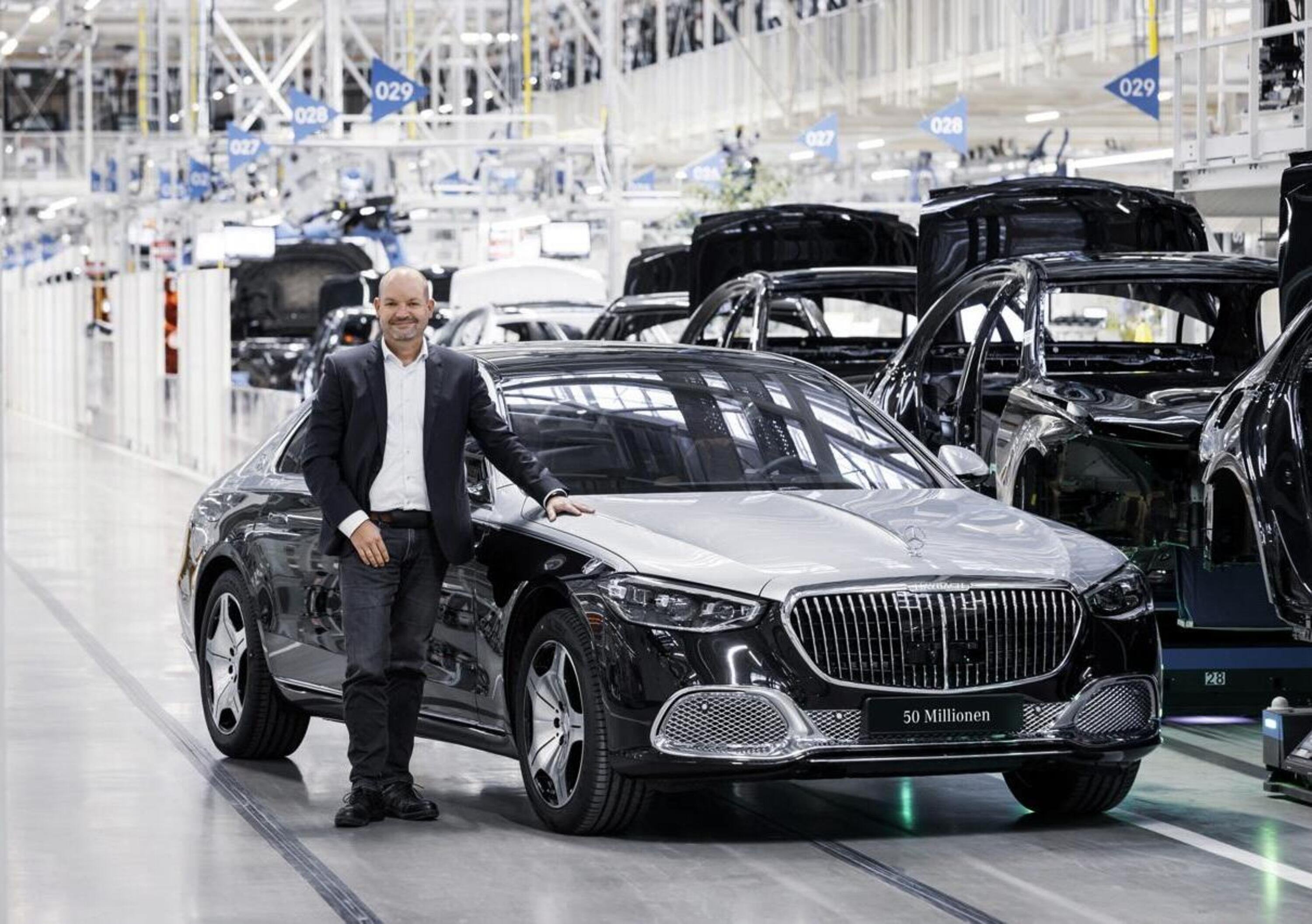 Mercedes, 50 milioni di vetture prodotte nel mondo