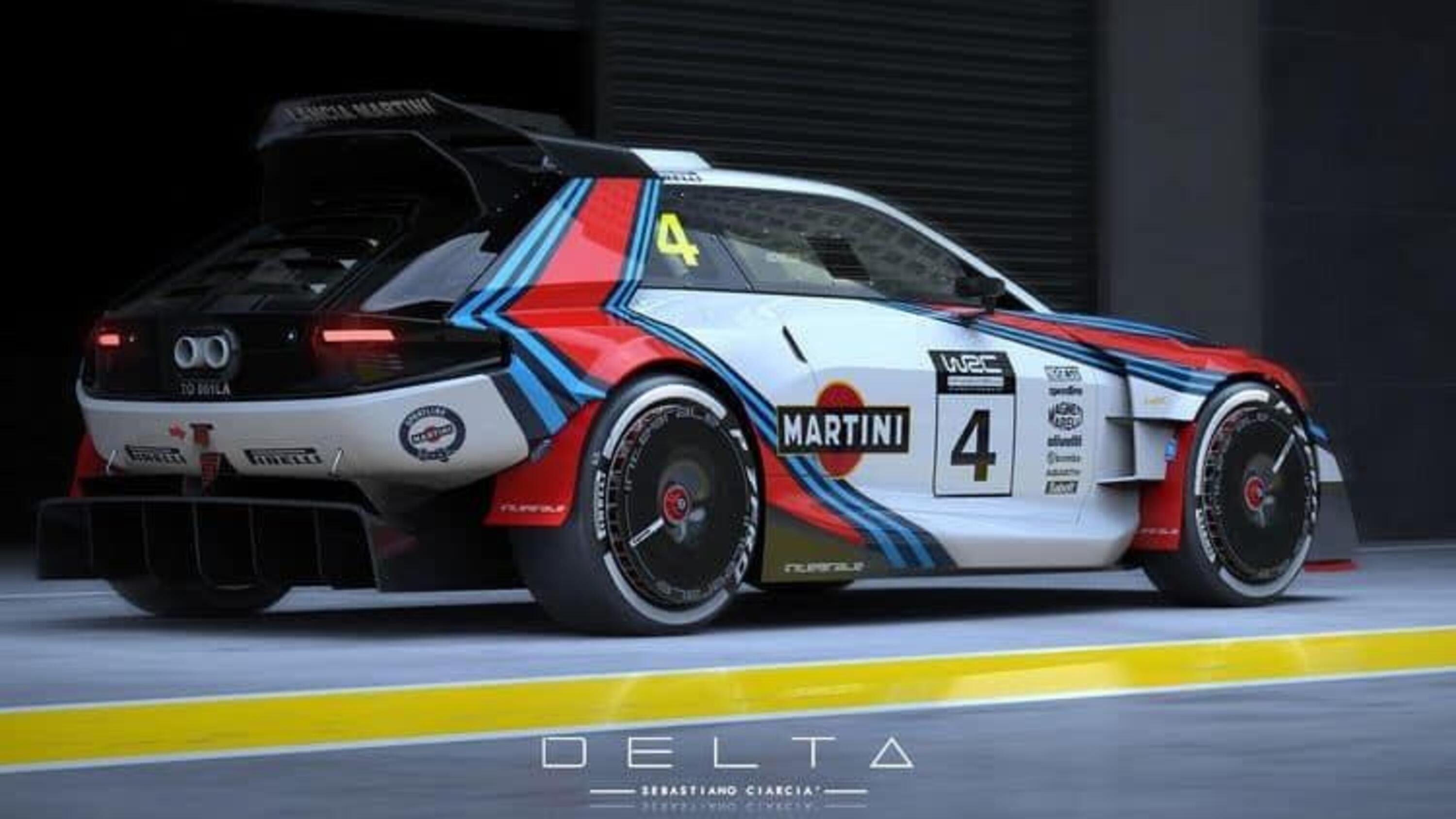 Ecco come potrebbe essere la nuova Delta S4 in livrea Martini [RENDER] 
