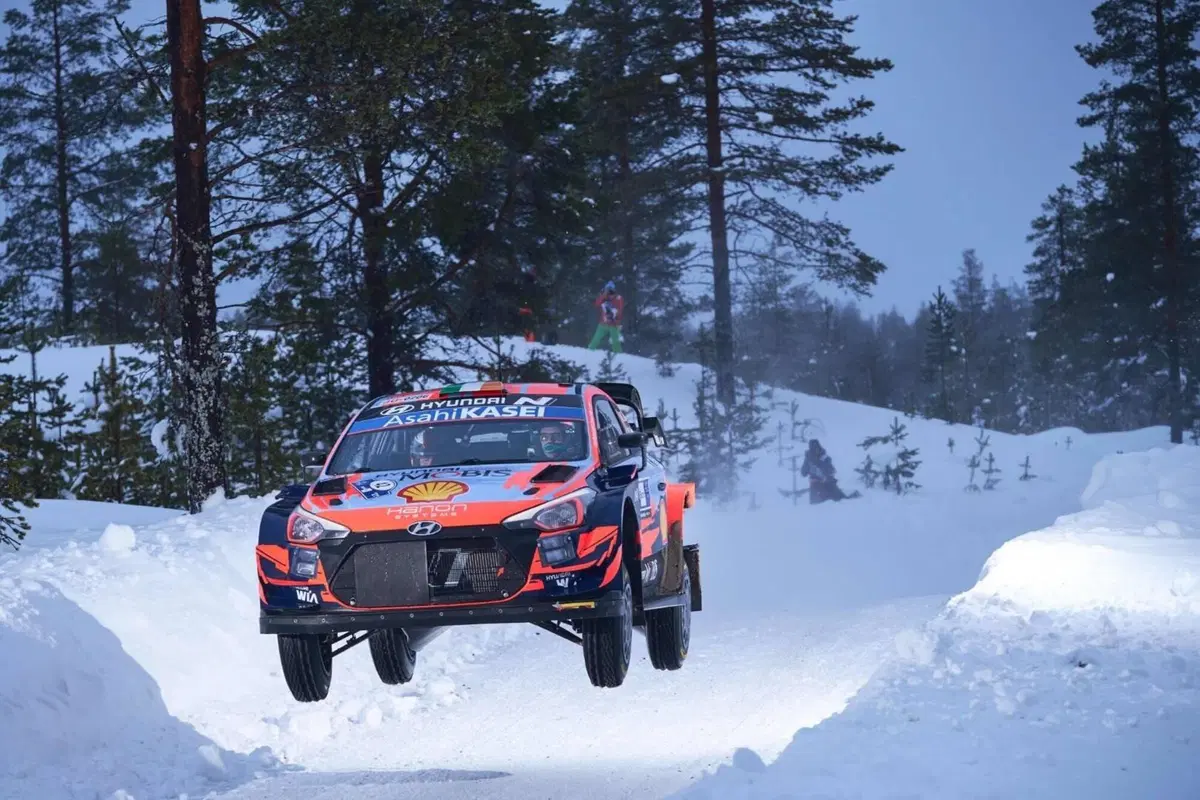 WRC21. Arctic Rally. D-1. Super Tanak in Super Hyundai  (9)