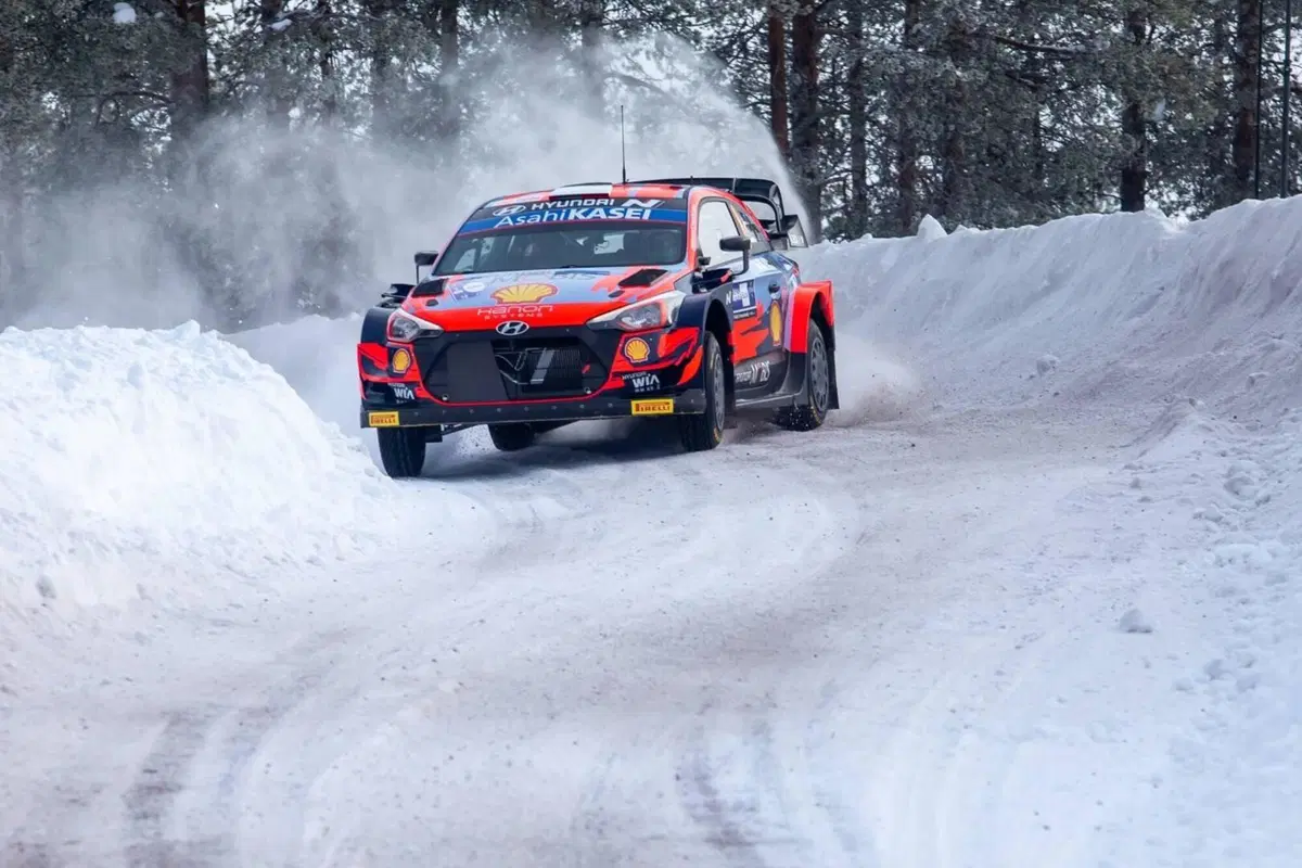WRC21. Arctic Rally. D-1. Super Tanak in Super Hyundai  (11)