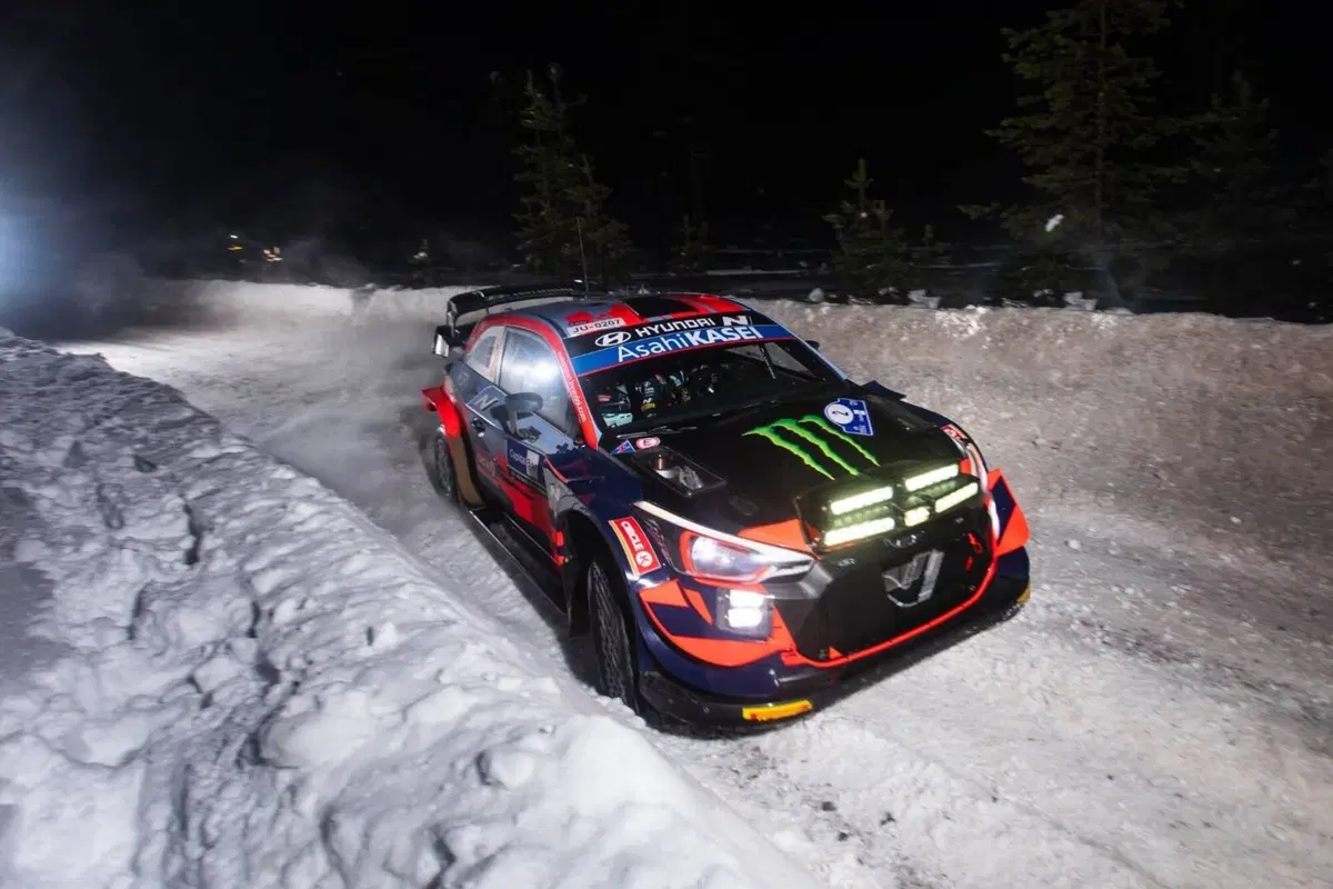 WRC21. Arctic Rally. D-1. Super Tanak in Super Hyundai  (12)