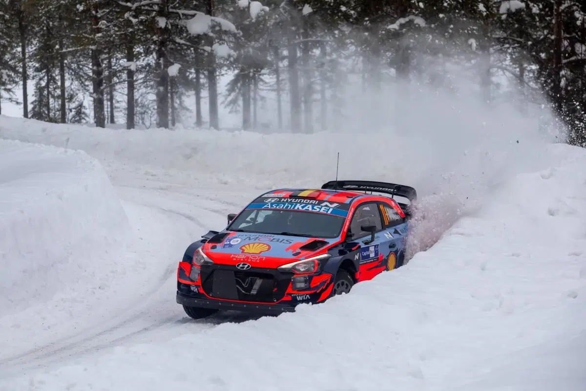 WRC21. Arctic Rally. D-1. Super Tanak in Super Hyundai  (13)
