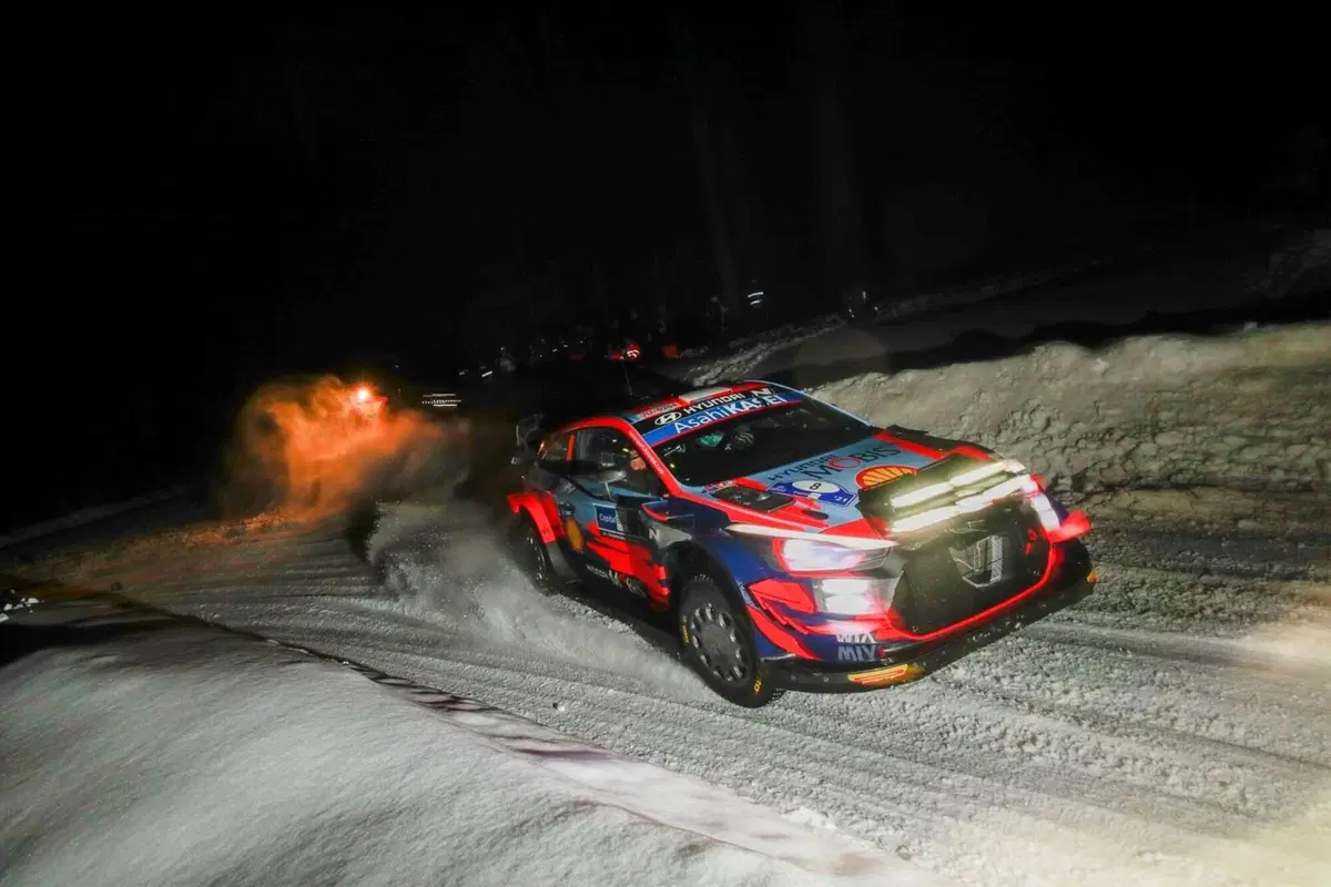 WRC21. Arctic Rally. D-1. Super Tanak in Super Hyundai  (10)
