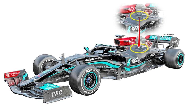 F1: Mercedes W12, il vero cambiamento &egrave; sotto al cofano