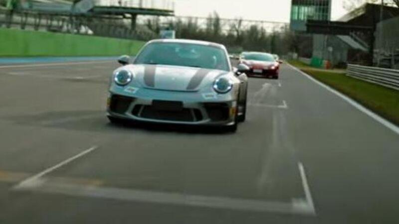 Sanremo in supercar: Porsche 911 GT3, ma anche Lamborghini e Ferrari, nel video di Irama