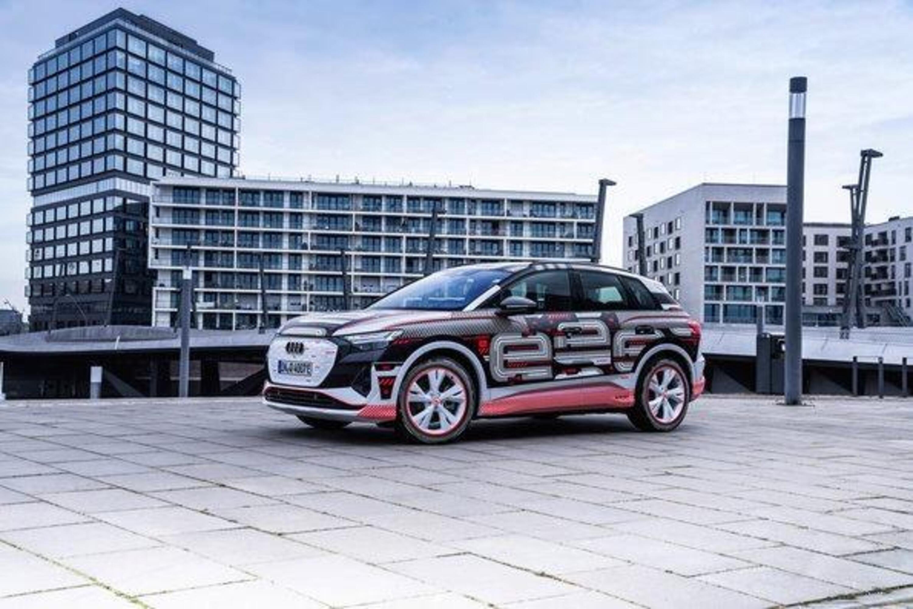 Audi Q4 e-tron: il nuovo SUV elettrico &egrave; top in sicurezza grazie alla Realt&agrave; Aumentata con &quot;drone&quot;