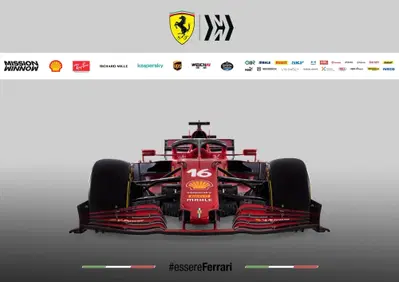 Formula 1: Ferrari, tolti i veli alla SF21