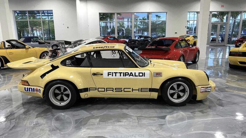 In vendita un pezzo di storia (anche del crimine): la Porsche che fu di Fittipaldi, ma anche di Escobar