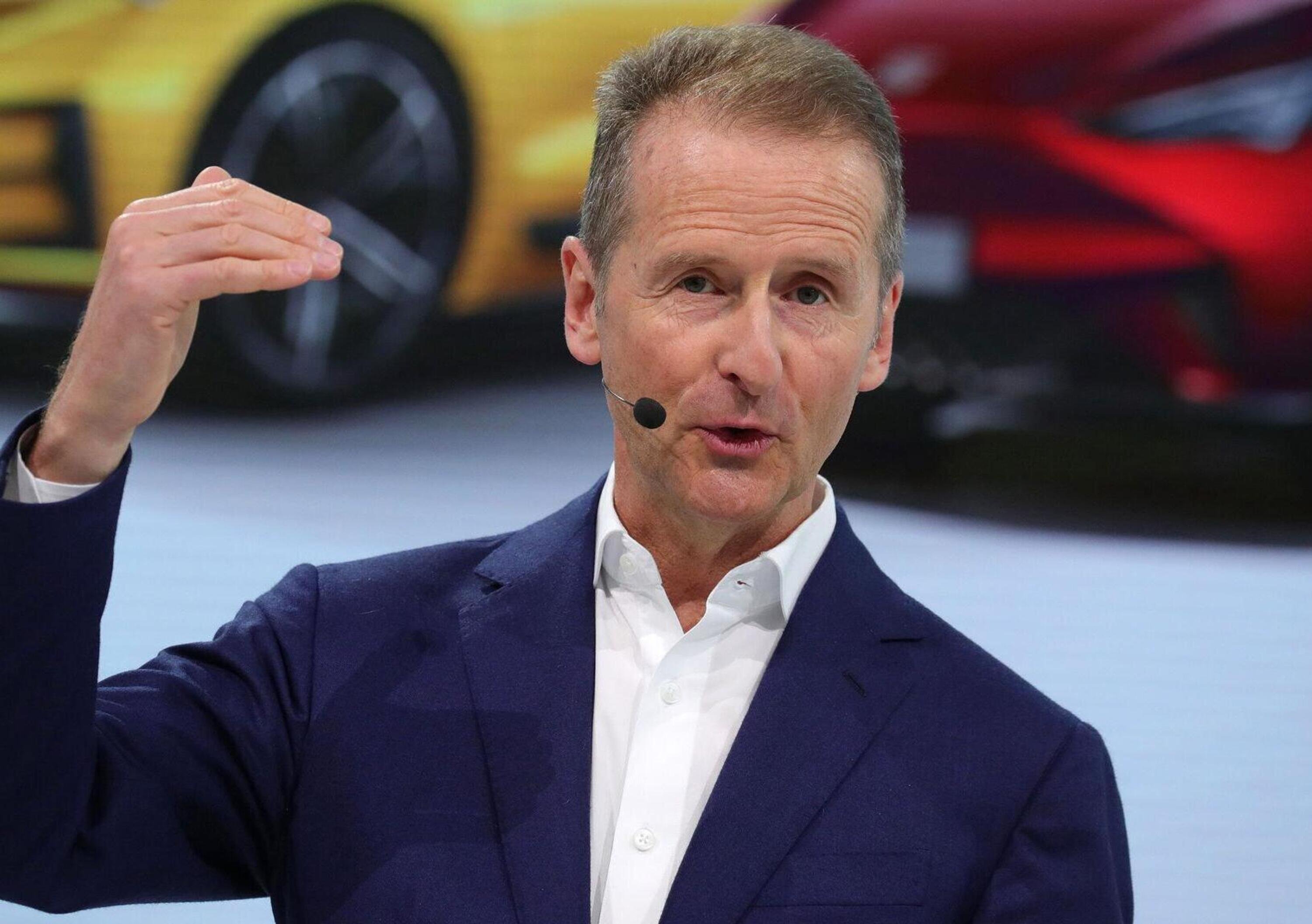 Herbert Diess: &laquo;Volkswagen punta alla leadership in ambito elettrico&raquo;