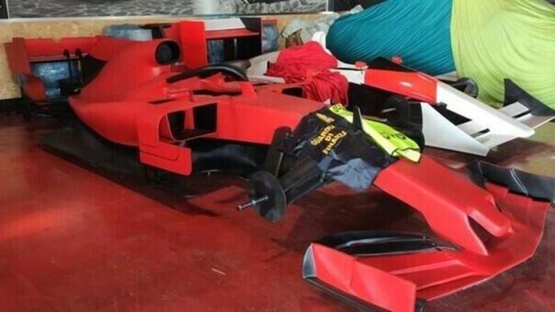 Scocca tarocca: la Guardia di Finanza sequestra il clone della Ferrari SF90 di F1