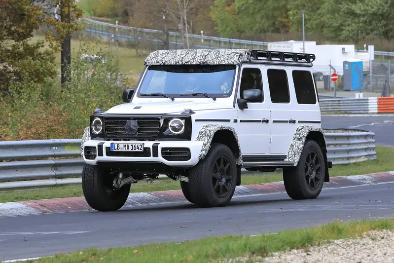 Mercedes Classe G 4x4&sup2;, il ritorno: le foto spia al 'Ring
