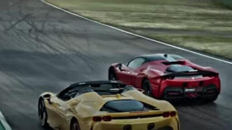 Charles Leclerc e Carlos Sainz in pista a Imola con le Ferrari SF90 [VIDEO]