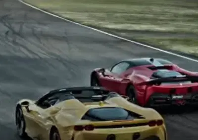 Charles Leclerc e Carlos Sainz in pista a Imola con le Ferrari SF90 [VIDEO]