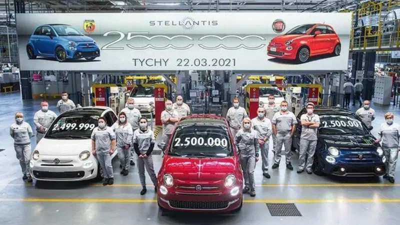 Fiat 500, prodotto a Tychy l'esemplare numero 2.500.000