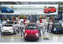 Fiat 500, prodotto a Tychy l'esemplare numero 2.500.000