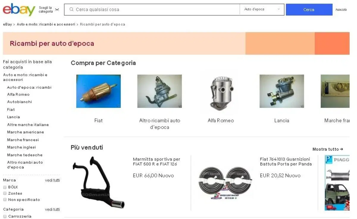 Le opportunità per l’auto su eBay: guida alla miglior fruizione del marketplace (3)