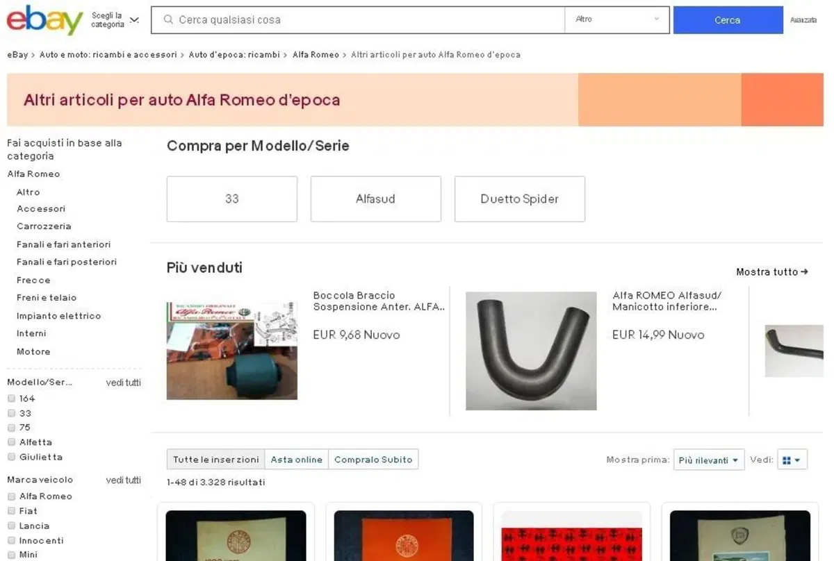 Le opportunità per l’auto su eBay: guida alla miglior fruizione del marketplace (2)