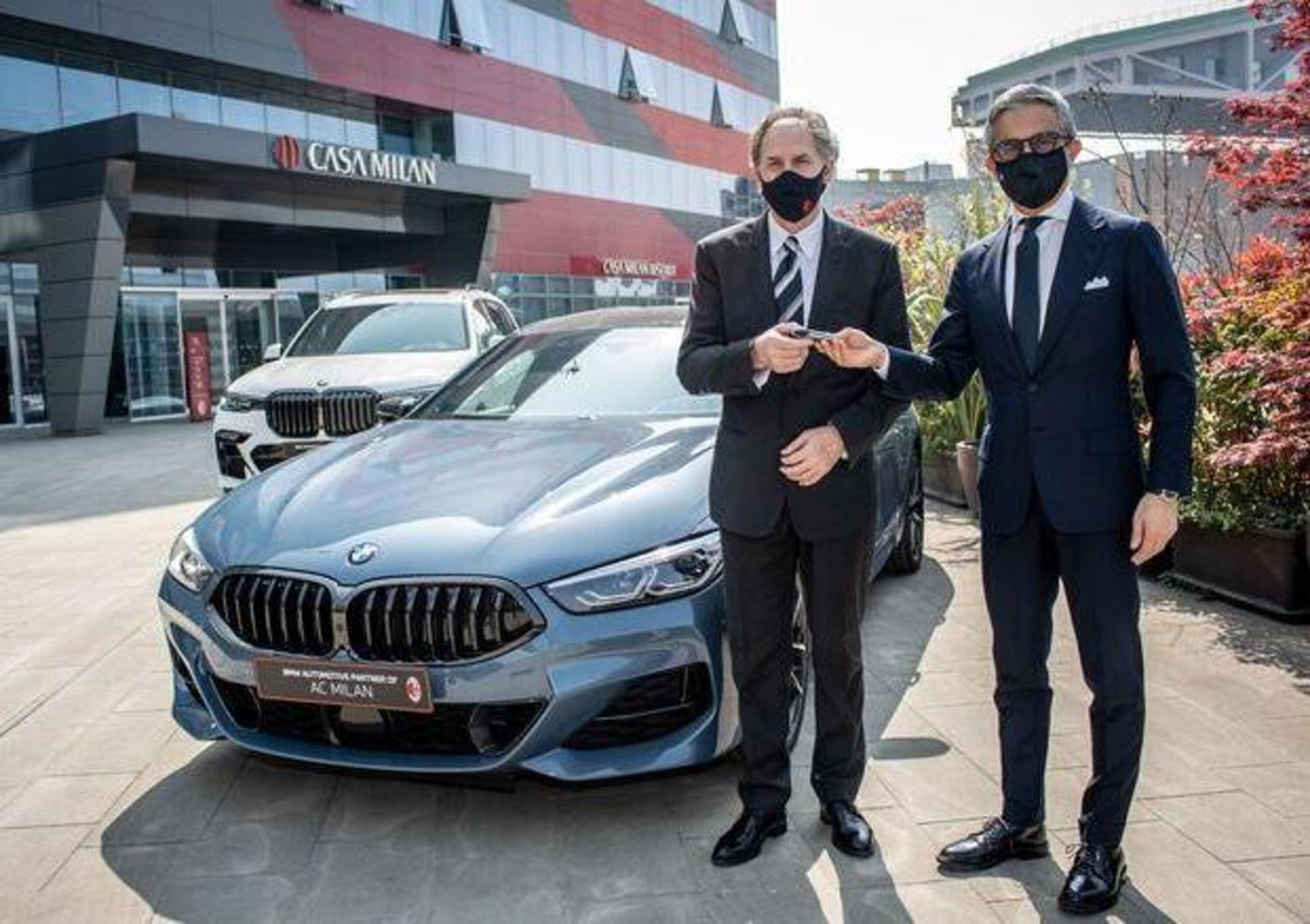 BMW, nuova partnership pluriennale con il Milan