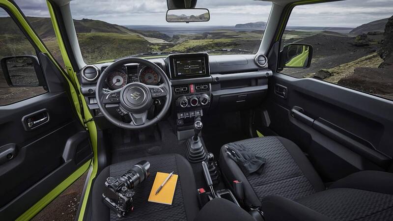 Gli interni della nuova Suzuki Jimny Pro 2021.