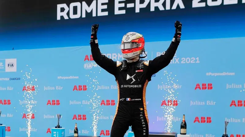 Formula E, ePrix Roma, Gara 1: Vince Vergne