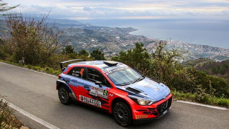CIR 2021. Rallye Sanremo. Indizi di Breen e Nagle (Hyundai)
