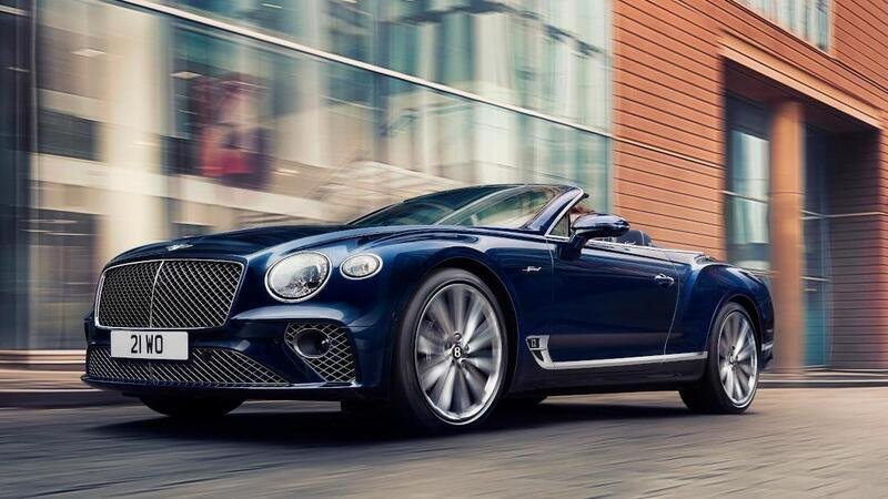 Bentley Continental GT Speed Convertible 2021: oltre 300 Km/h a cielo aperto