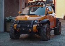 Stellantis meglio dei Transformers: con la Fiat 500 Scoiattolo offroad [spiazza anche il Suzukino?]