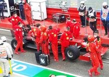 F1, GP Emilia Romagna 2021, Ferrari bicchiere mezzo pieno
