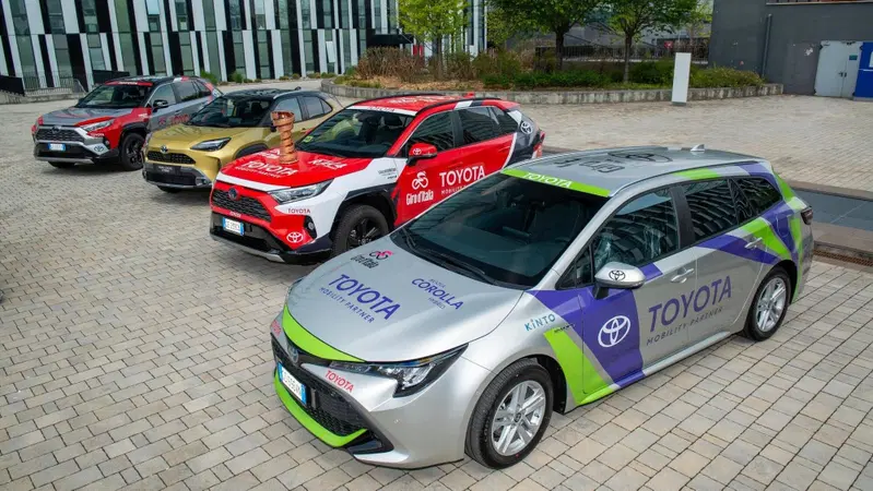 Toyota &egrave; l'auto ufficiale del Giro d'Italia 2021