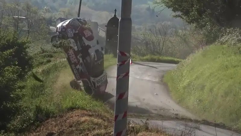 Paolo Andreucci | Il video dell'incidente al Rally dell'Adriatico 2021. CHE BOTTA