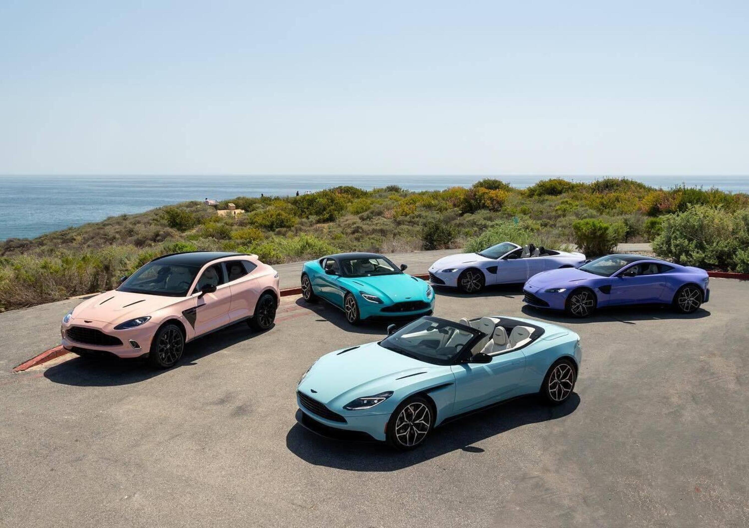 Aston Martin Pastel, l&rsquo;edizione speciale per celebrare i colori della California