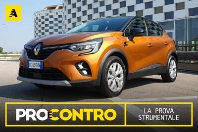 Renault Captur E-Tech ibrida plug-in, PRO e CONTRO. La prova strumentale [Video]