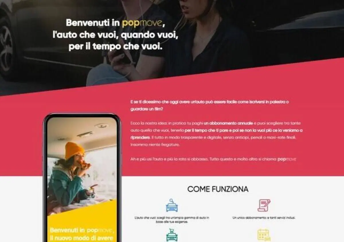 Da PopMove il noleggio "flessibile", che si paga anche con Bitcoin