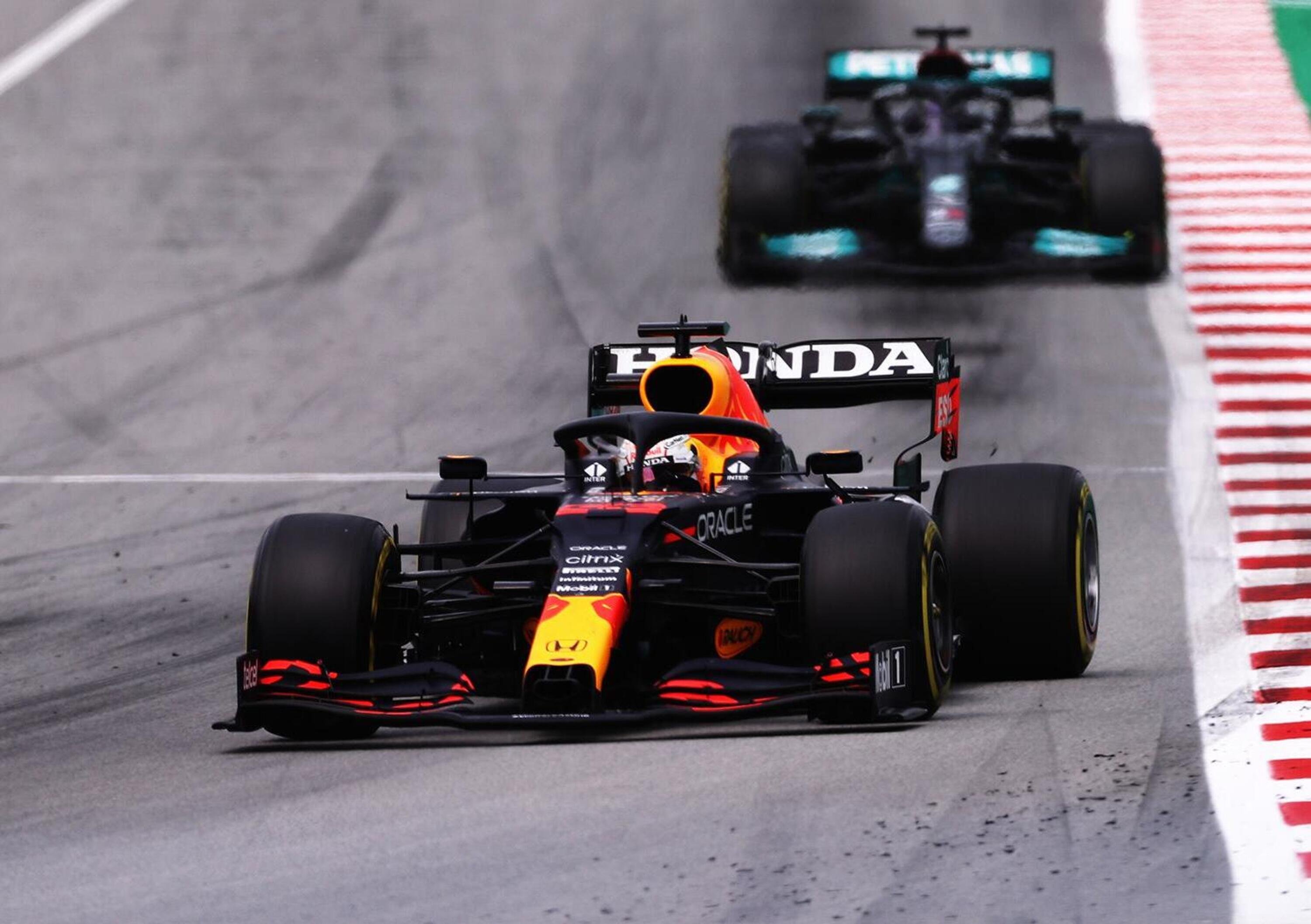 F1, GP Spagna 2021: Red Bull, cos&igrave; vicina, ma cos&igrave; lontana dalla Mercedes