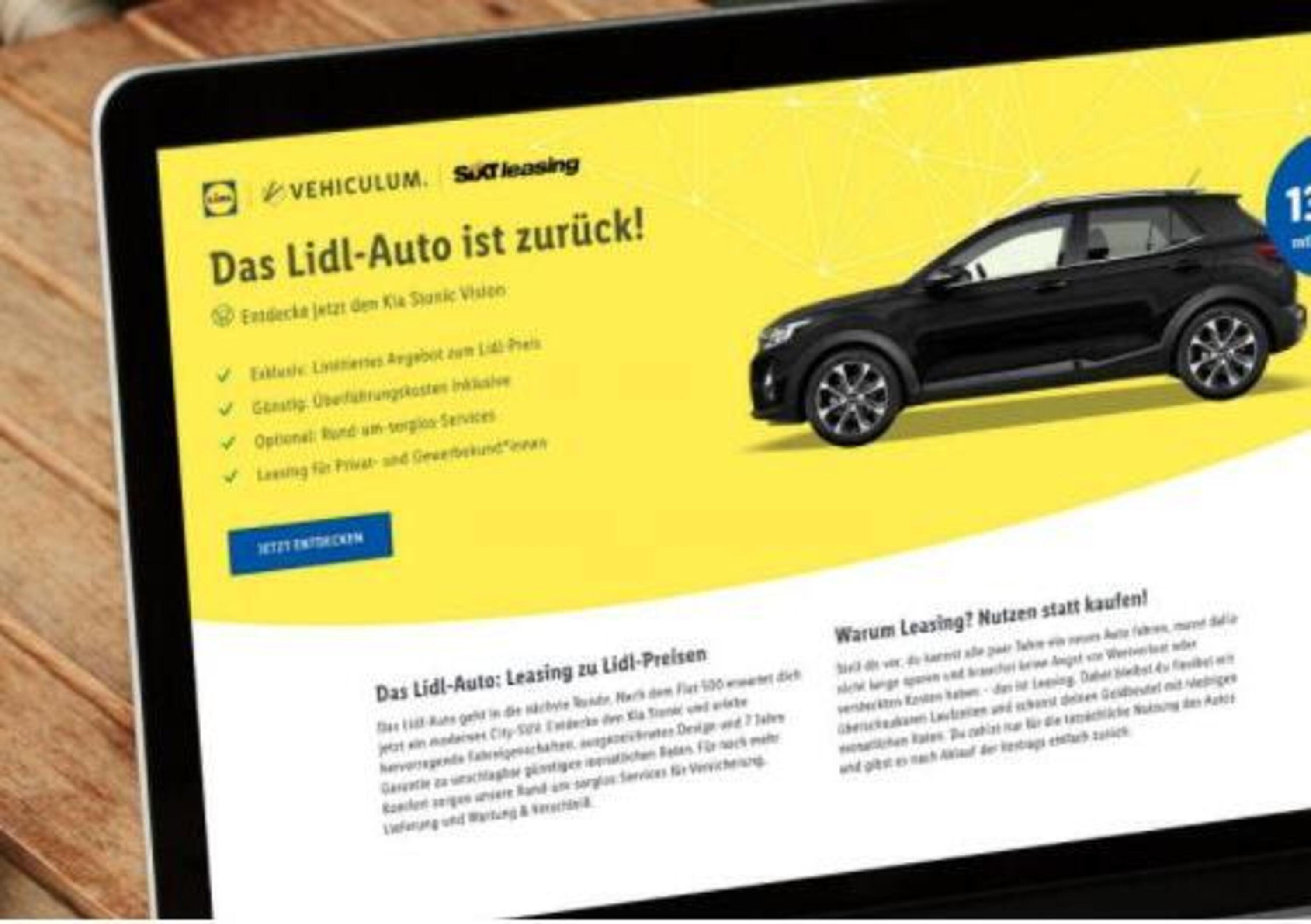 Lidl, in Germania si possono comprare anche le auto (ma sono gi&agrave; sold-out!)
