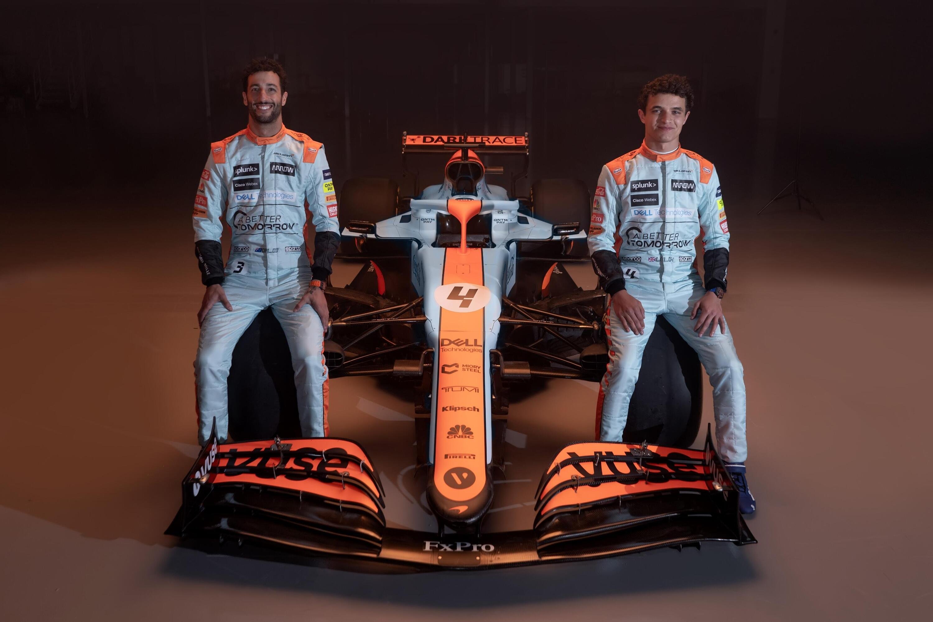 Formula 1: McLaren, a Montecarlo con l&#039;iconica livrea Gulf