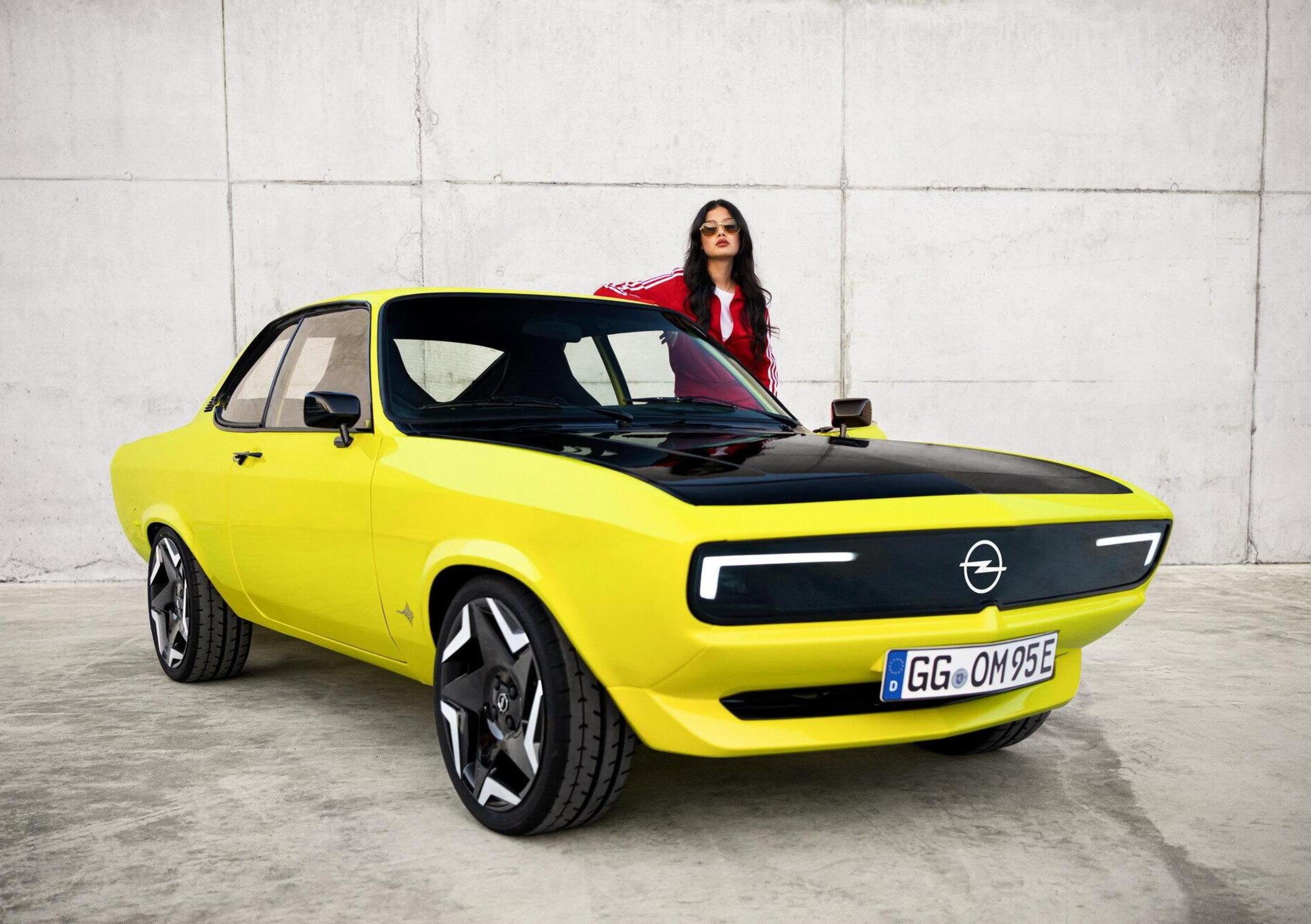 Opel Manta GSe Elektromod: la Manta festeggia i 50 anni con un restomod ufficiale