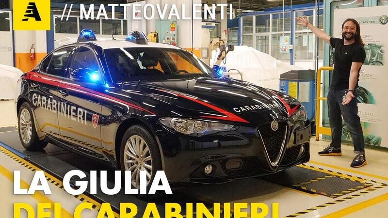 I segreti della nuova Alfa Romeo Giulia dei Carabinieri [Video]