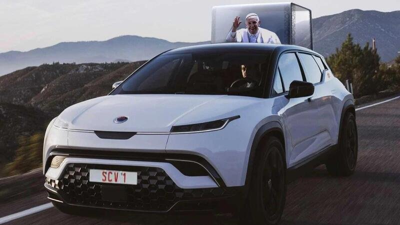 La nuova papamobile del Santo Padre sar&agrave; un SUV elettrico da oltre 300 CV