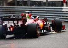 Formula 1, Sulla vettura di Leclerc si  è rotto il mozzo della posteriore sinistra