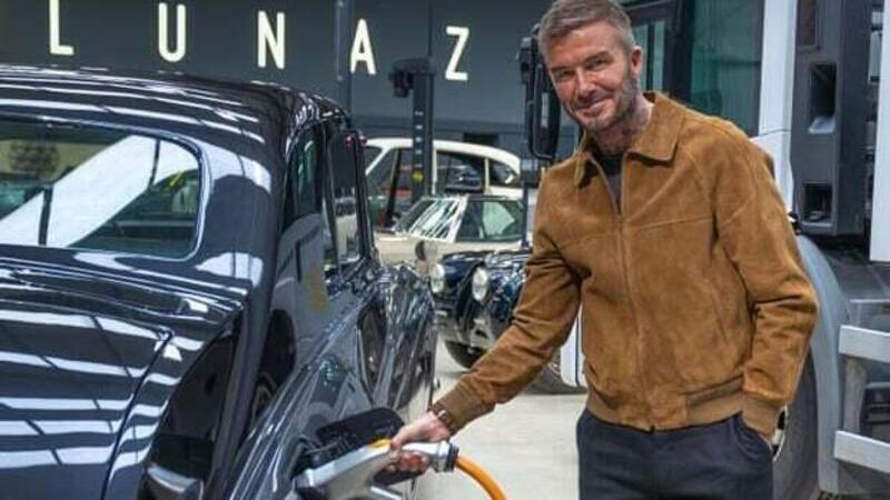 David Beckham diventa azionista di Lunaz ...ma per i camion della spazzatura