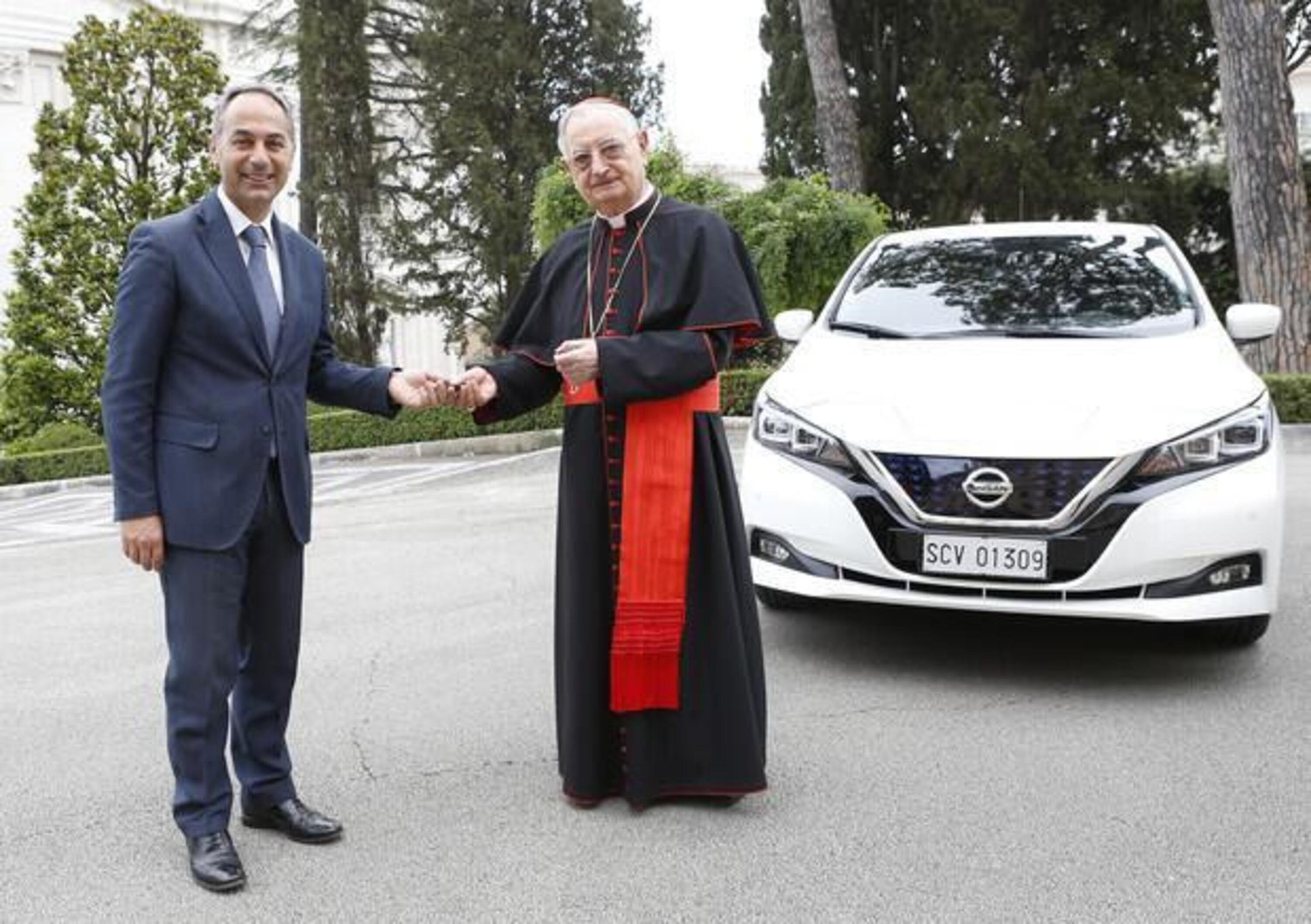 Vaticano a emissioni zero entro il 2050. Si parte con una Nissan Leaf elettrica 